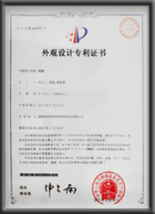 Appearance Patent Certificate